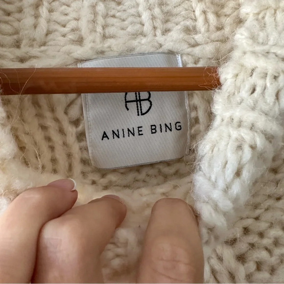 ANINE BING Cable Knit Sweater - Picture 3 of 5